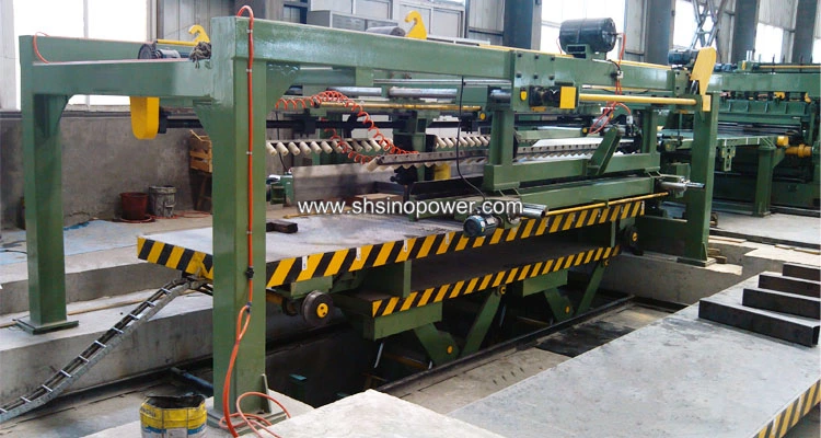 cut to length line machine storage