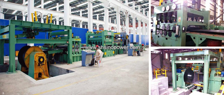 Heavy plate roll to steel sheet cutting machine price