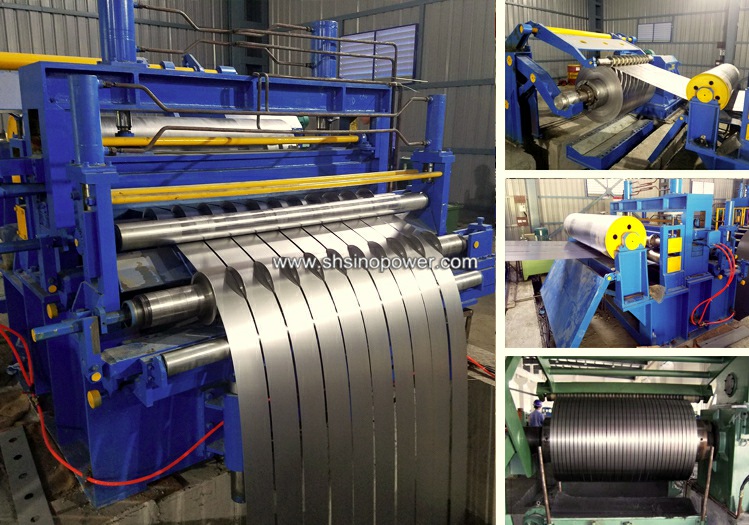 whole metal coil slitting machine line