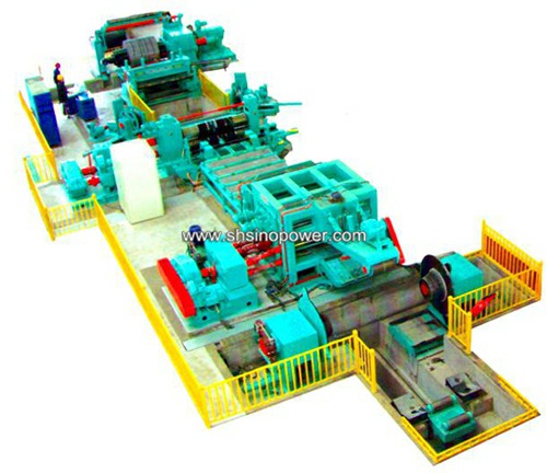 whole metal coil slitting machine line